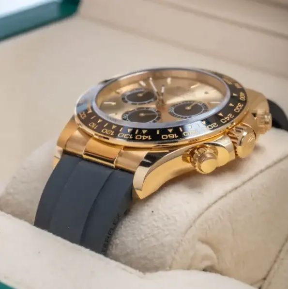 Rolex Cosmograph Daytona Yellow Gold - Gold Dial crown