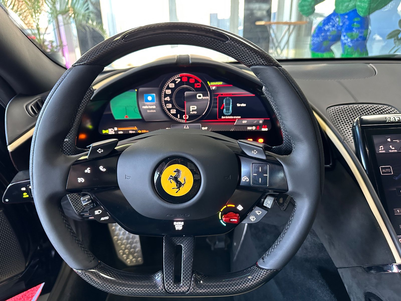 Ferrari Roma steering wheel