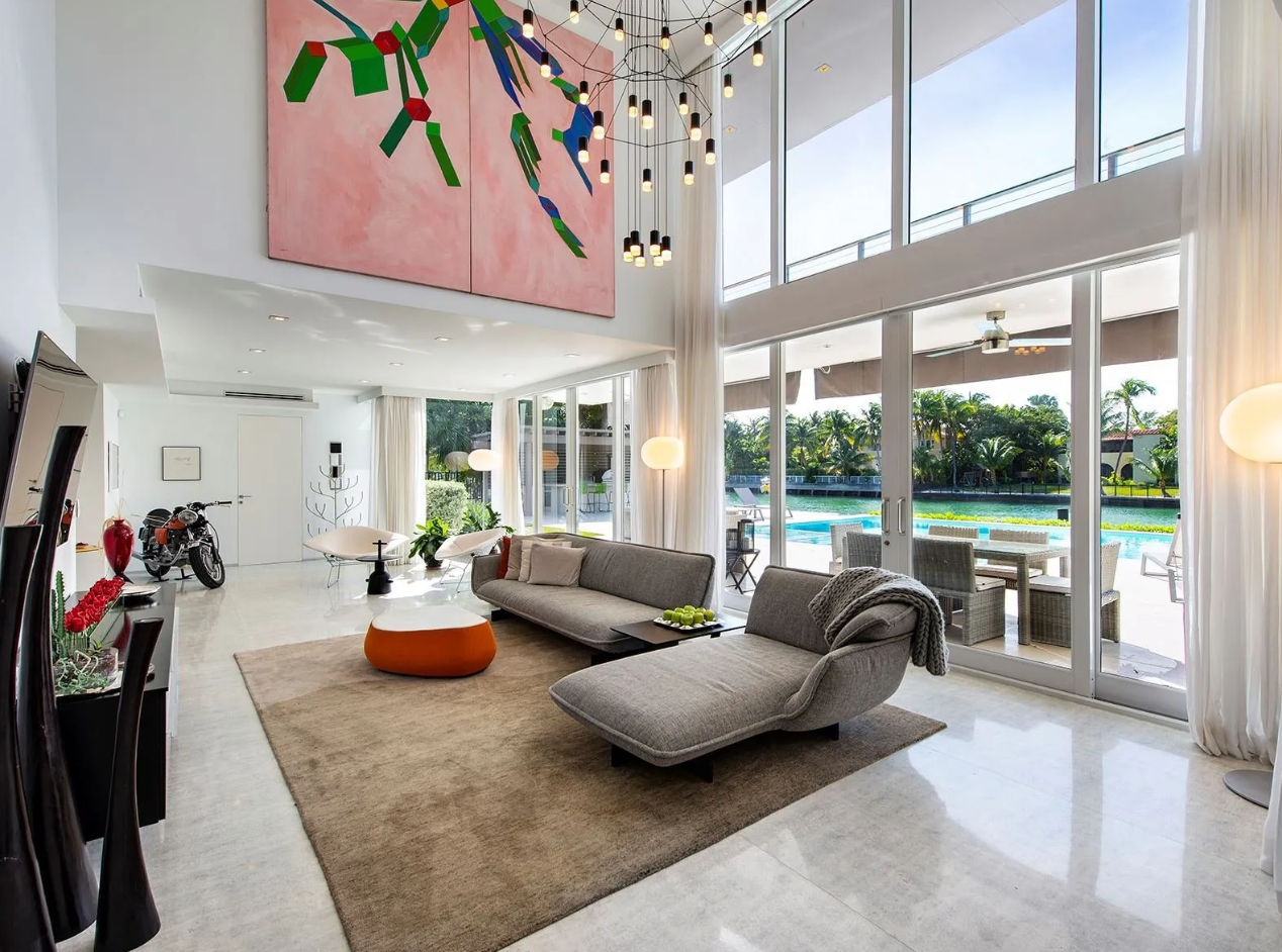 Miami House Living Room