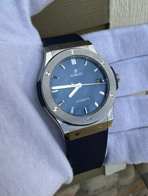 Hublot Classic Fusion Titanium Blue - Imagen 5