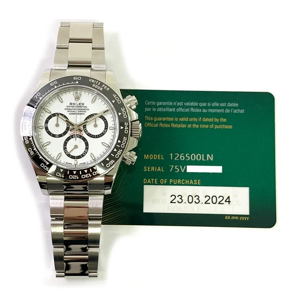 Pre-Owned Rolex Cosmograph Daytona White Dial - Image 2