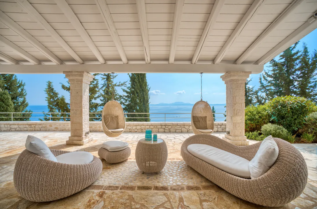 Corfu Greece House balcony, view
