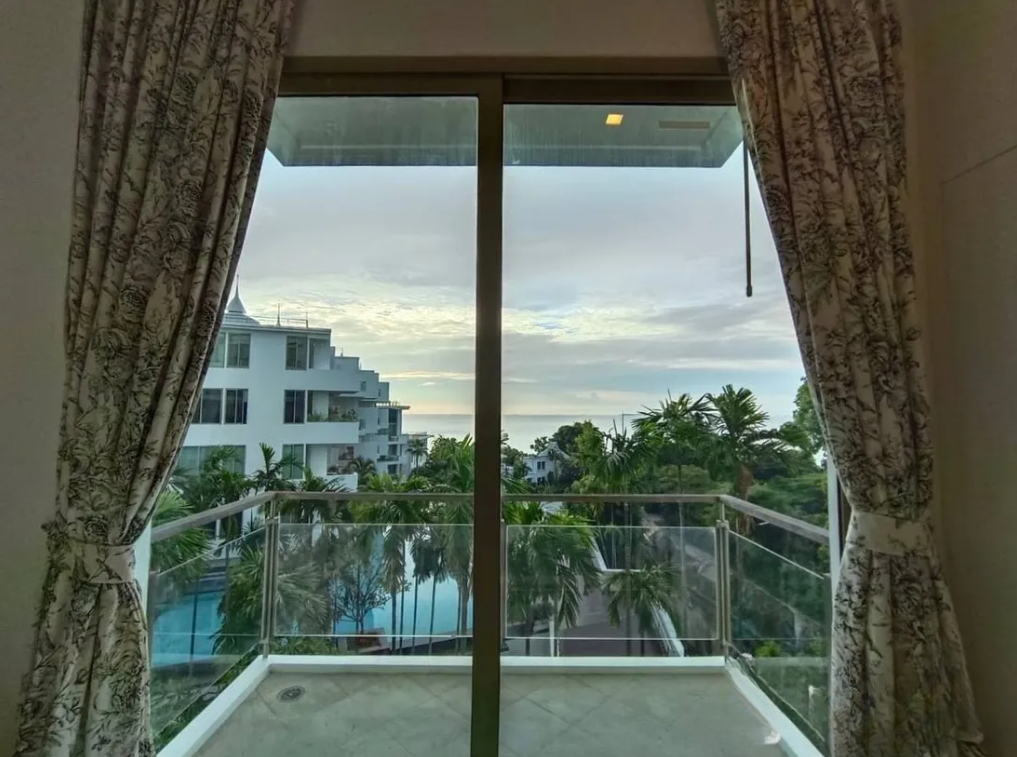 Pattaya Thailand Apartment view, balcony
