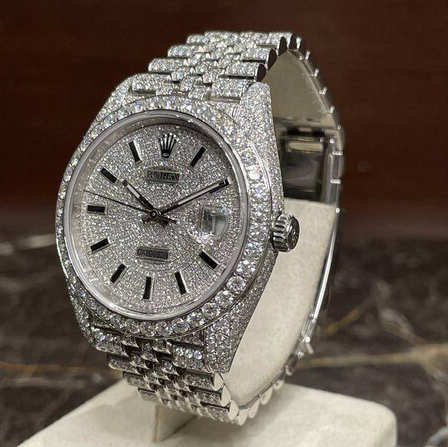 Rolex Datejust 41 "Iced Out" Index VS Stones - Image 5
