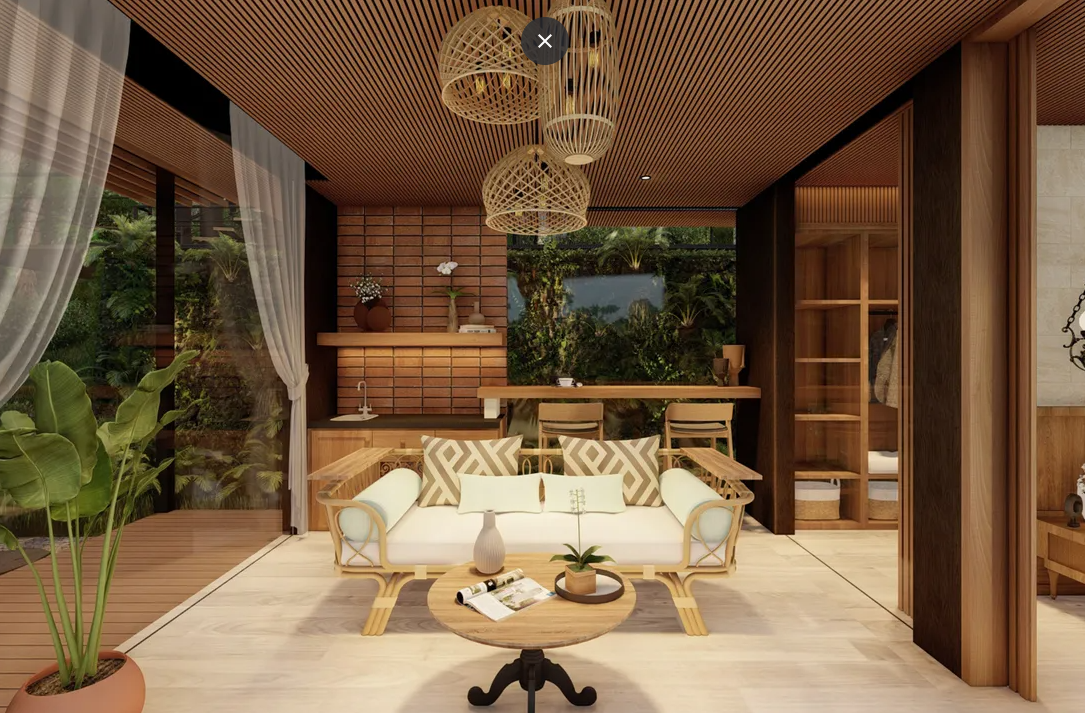 Ubud Bali House living room