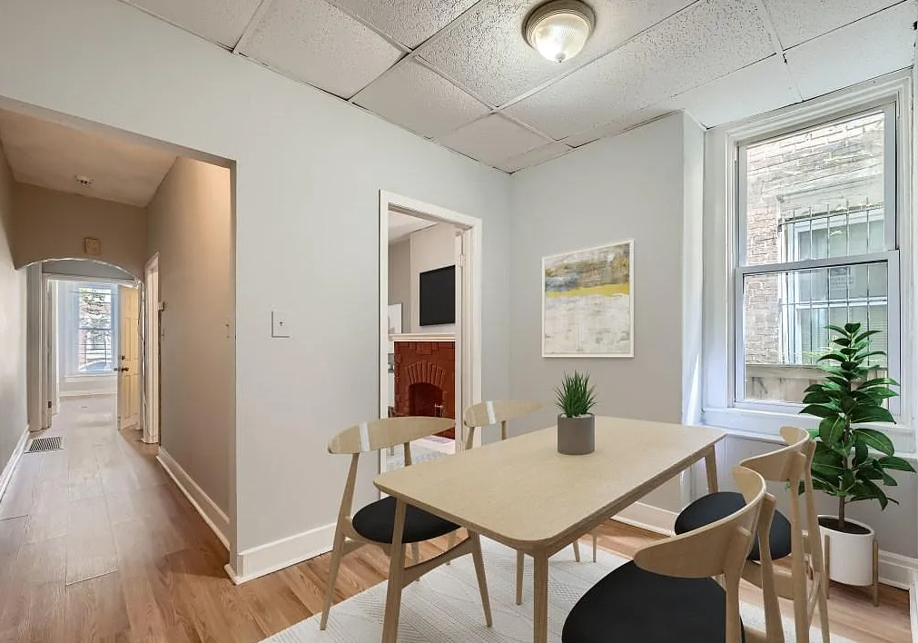 Baltimore Maryland United States Townhouse dining area