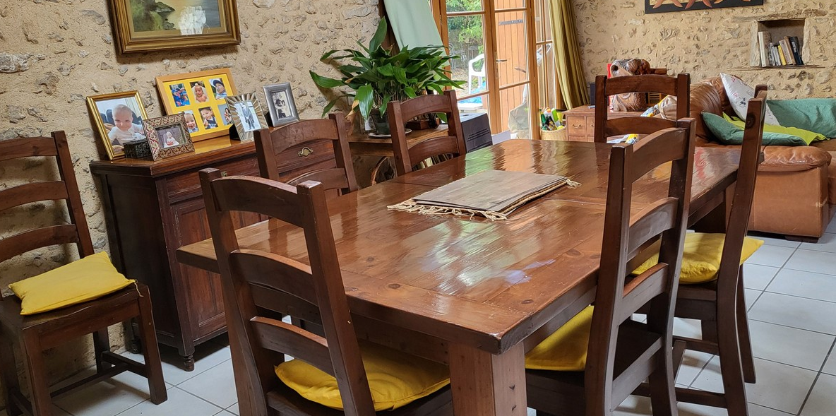 Saint-Romain France House dining room