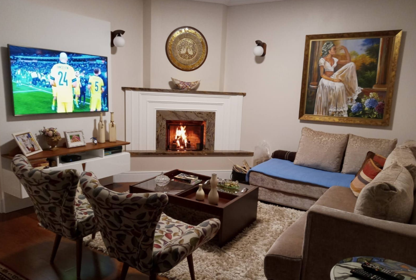 Santa Maria Brazil House living room